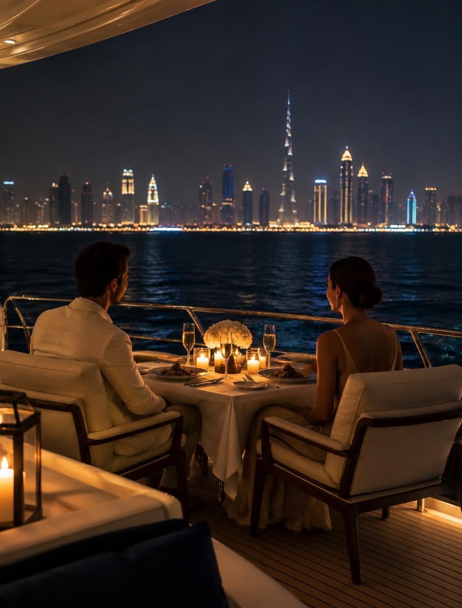 Private yacht dinners
